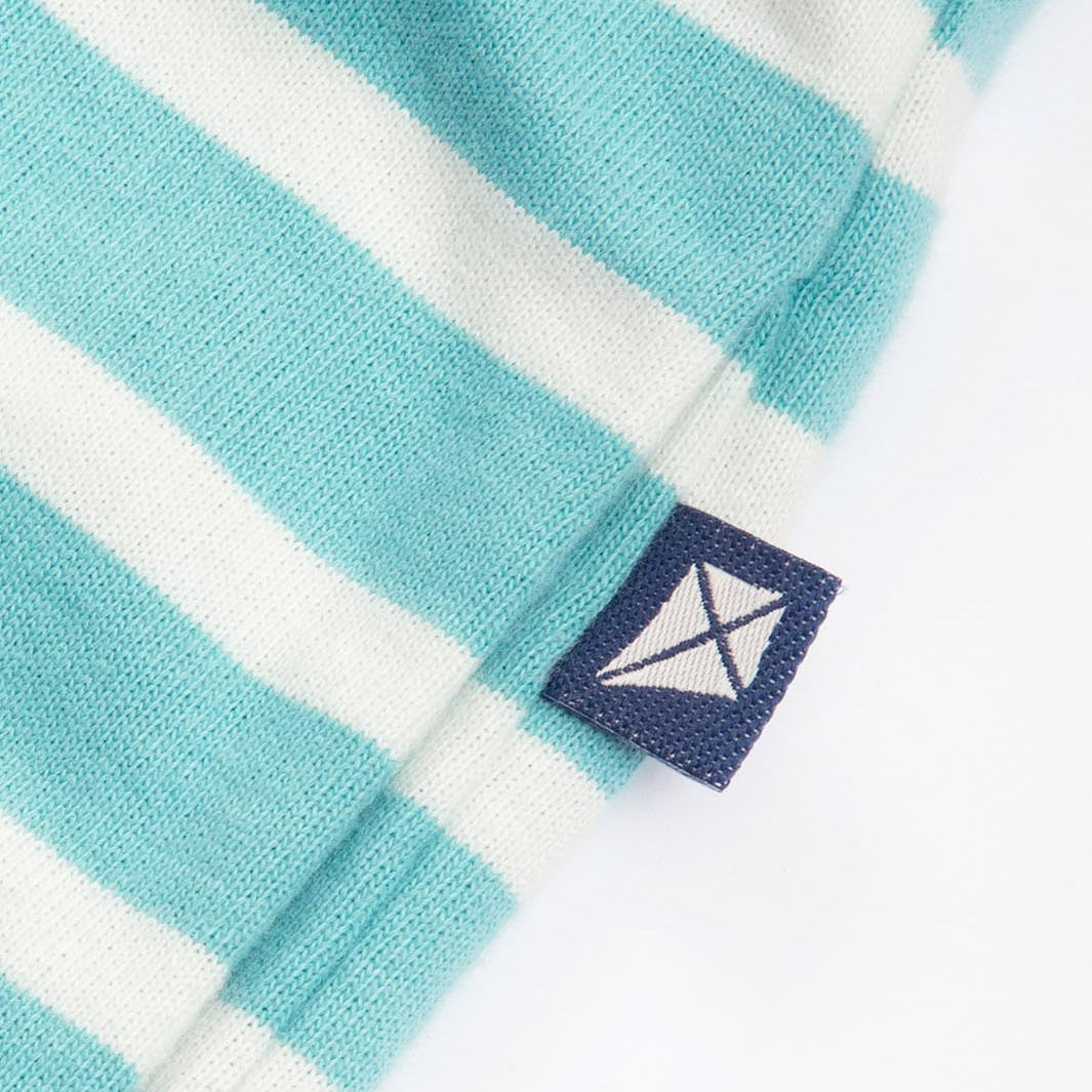 Organic Cotton Jersey Shorts Lagoon Stripe | Kite Clothing
