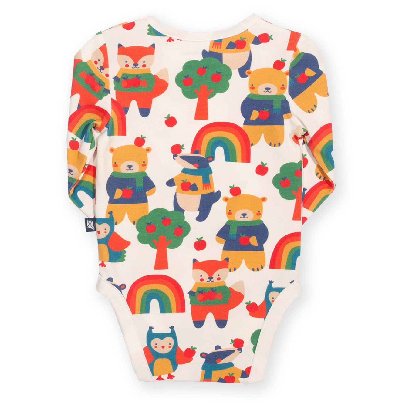Organic Cotton Long Sleeve Bodysuit - Animal Orchard