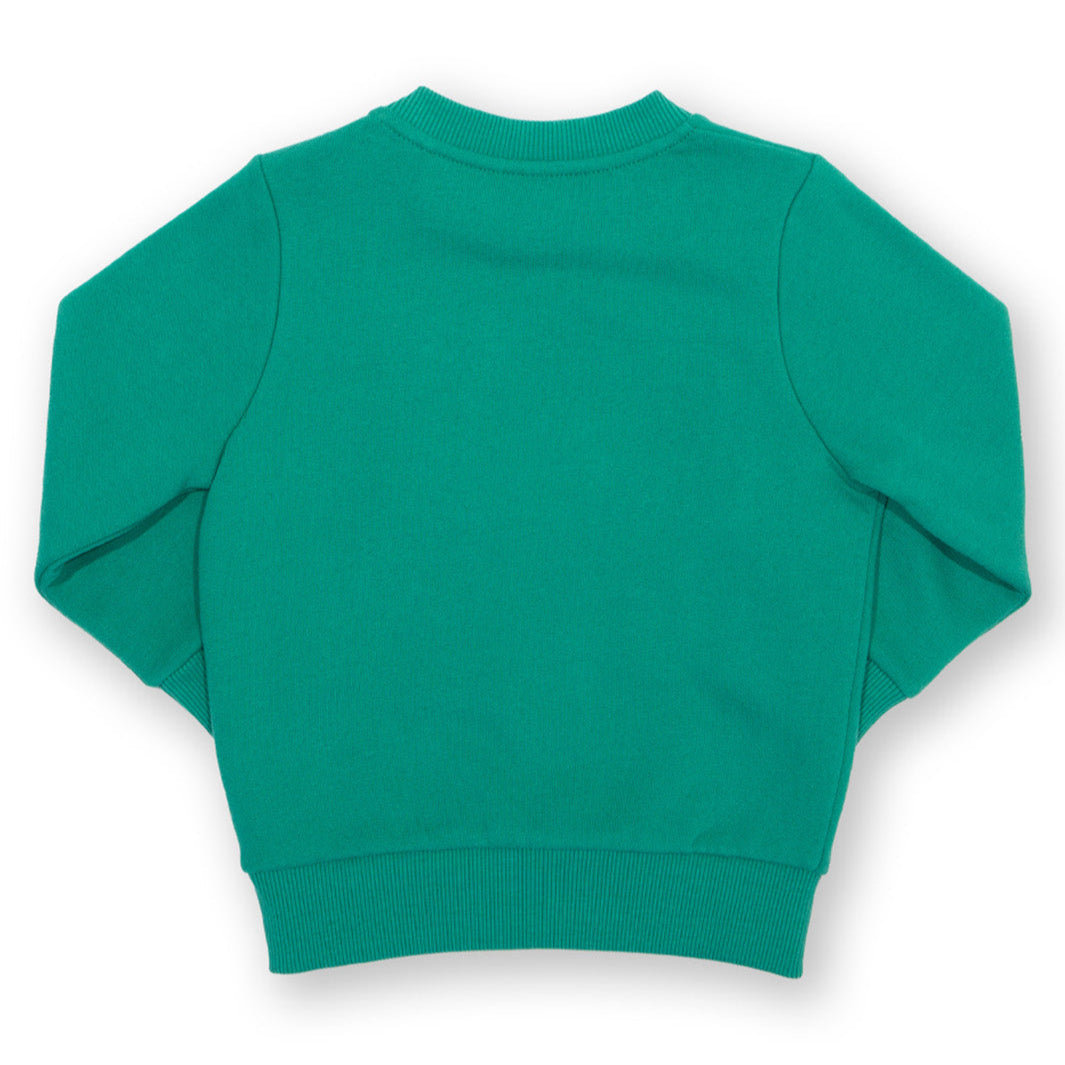 Kite Clothing Organic Boys' Sweatshirt- Moose & Train Appliqué