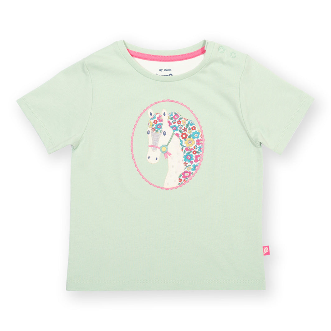 Organic Cotton Short Sleeve T-Shirt Pony Appliqué | Kite Clothing