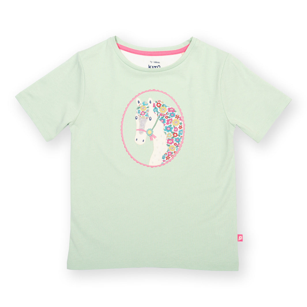Organic Cotton Short Sleeve T-Shirt Pony Appliqué | Kite Clothing