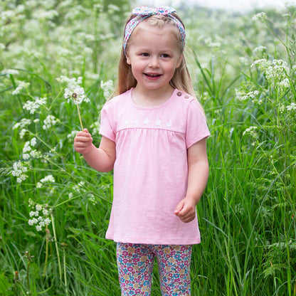Organic Cotton Short Sleeve Tunic Little Duck Print | Kite Clothing