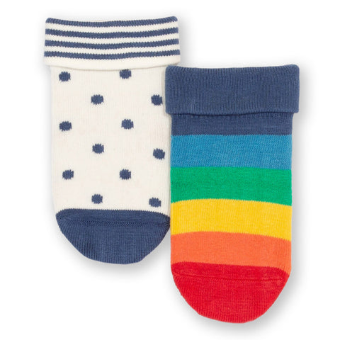 Kite organic Rainbow dot socks