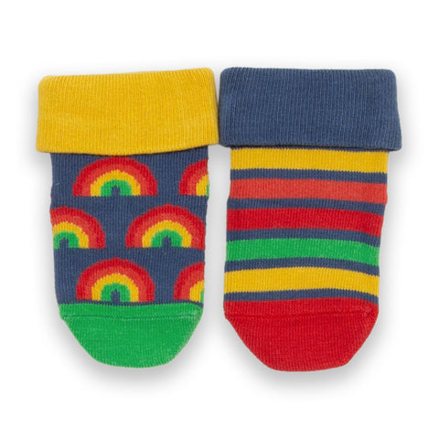 Kite organic Rainbow stripe socks