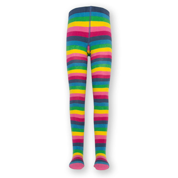 Kite organic Rainbow tiger tights, kid front