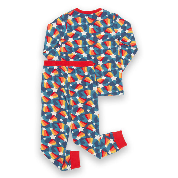 Kite organic Pajamas- shooting star, back