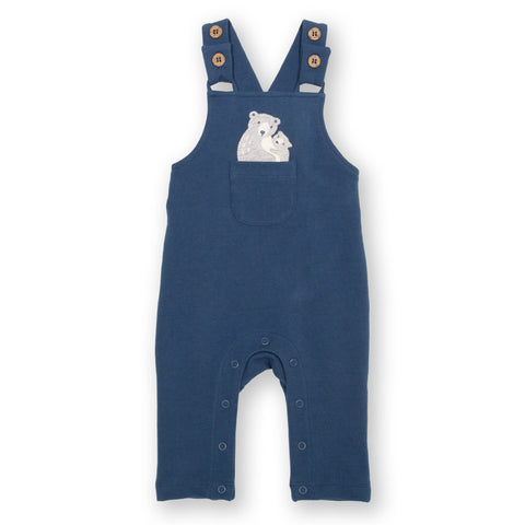 Kite organic Snuggle bear overalls