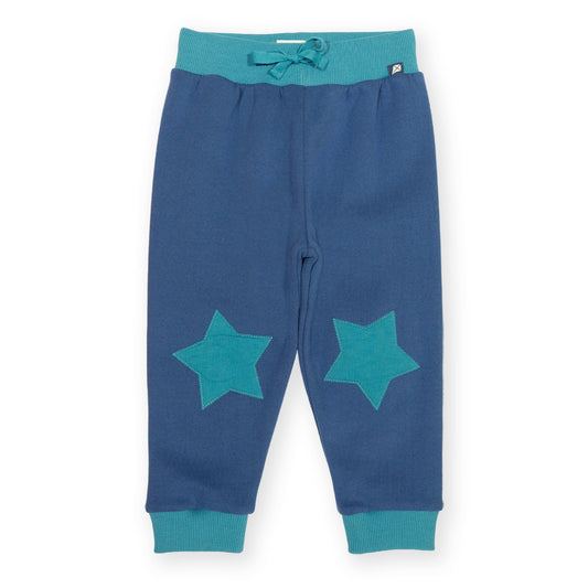 Kite Organic Cotton Star Patch Joggers - Navy