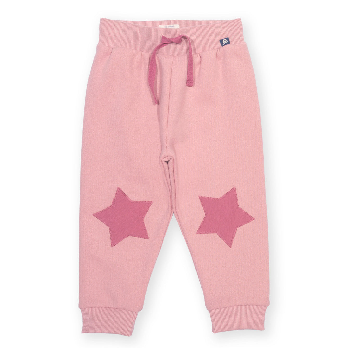 Kite Organic Cotton Star Patch Joggers - Pink