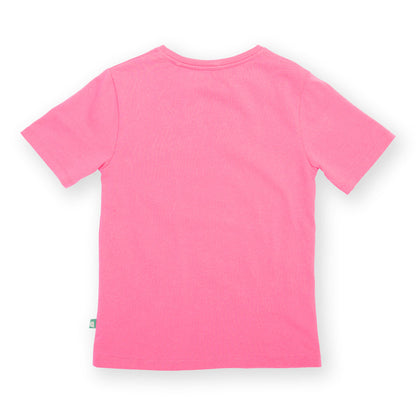 Organic Cotton Short Sleeve T-Shirt Strawberry Appliqué | Kite Clothing