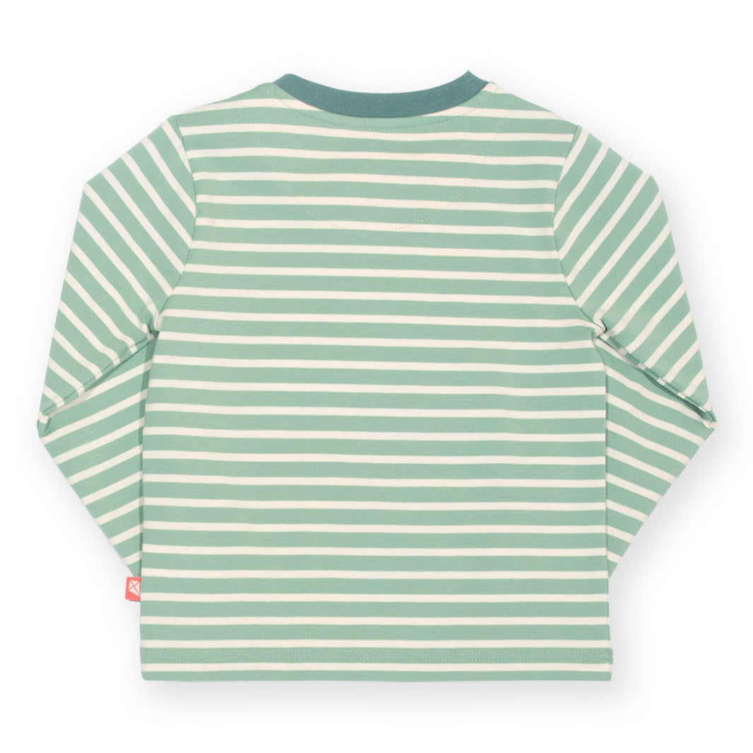 Organic Cotton Long Sleeve T-Shirt - Tractor Appliqué