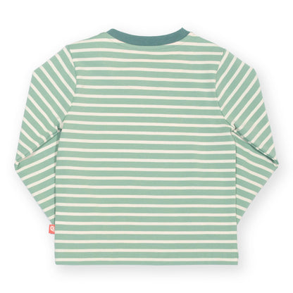 Organic Cotton Long Sleeve T-Shirt - Tractor Appliqué