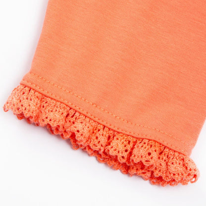 Organic Cotton Tangerine Pedal Pushers Kids Capris | Kite Clothing