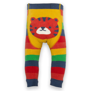 Kite organic Tiger knit leggings, back