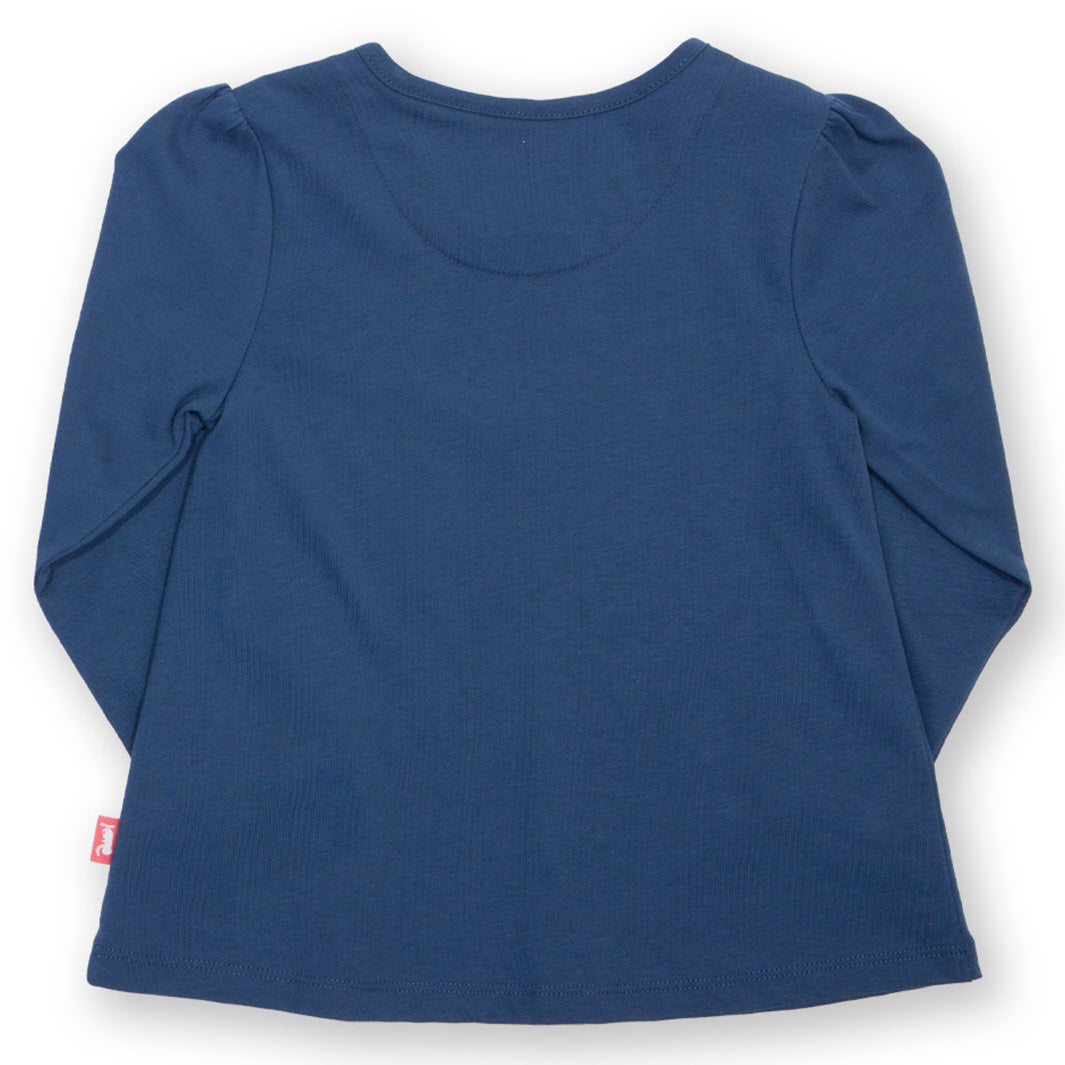 Kite Clothing Organic Long Sleeved Tunic- Turtle Tower Appliqué