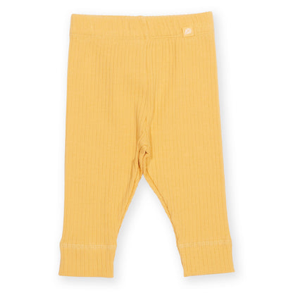 Kite Organic Cotton Baby Pants - Yellow Rib