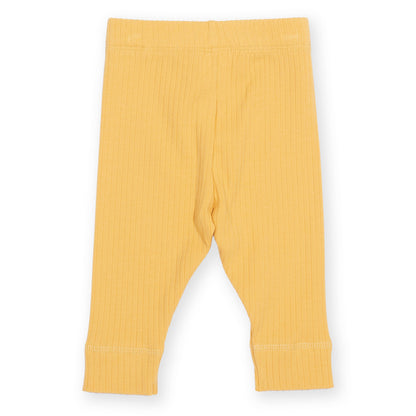 Kite Organic Cotton Baby Pants - Yellow Rib