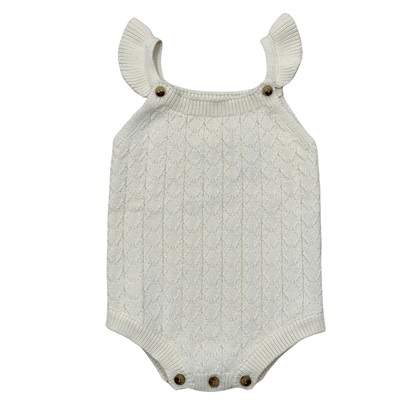 Cotton Knit Sweater Bodysuit - Baby Girl | babysprouts