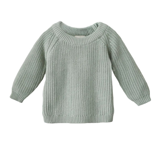 Organic Cotton Chunky Knit Baby Sweater | Mushie