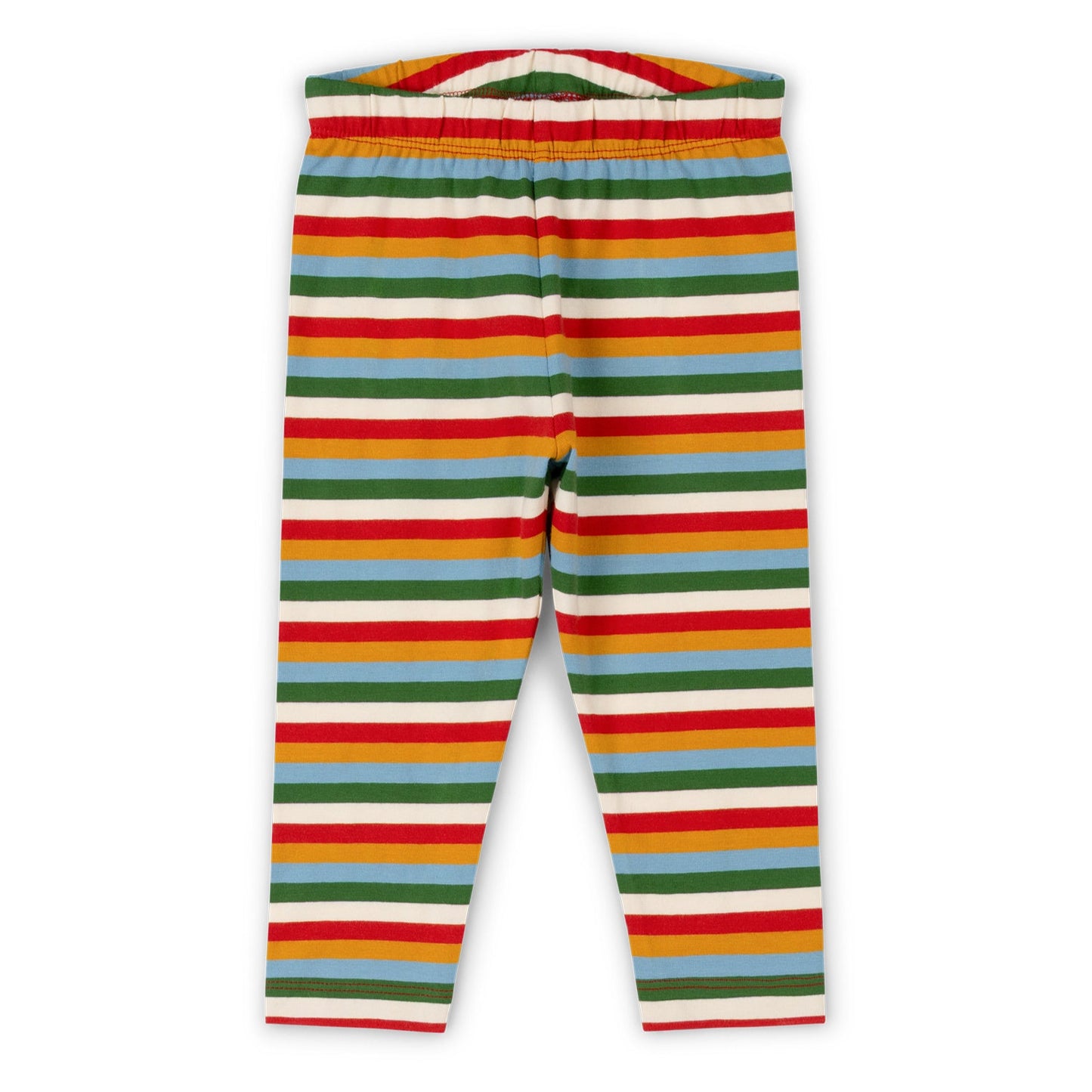 Little Green Radicals Organic Kids' Leggings- Rainbow Stripe
