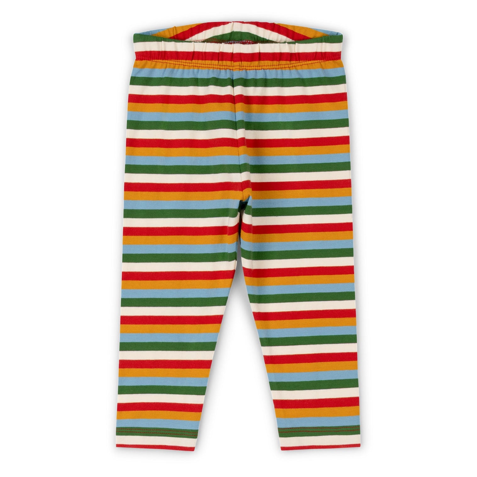 Little Green Radicals Organic Kids' Leggings- Rainbow Stripe