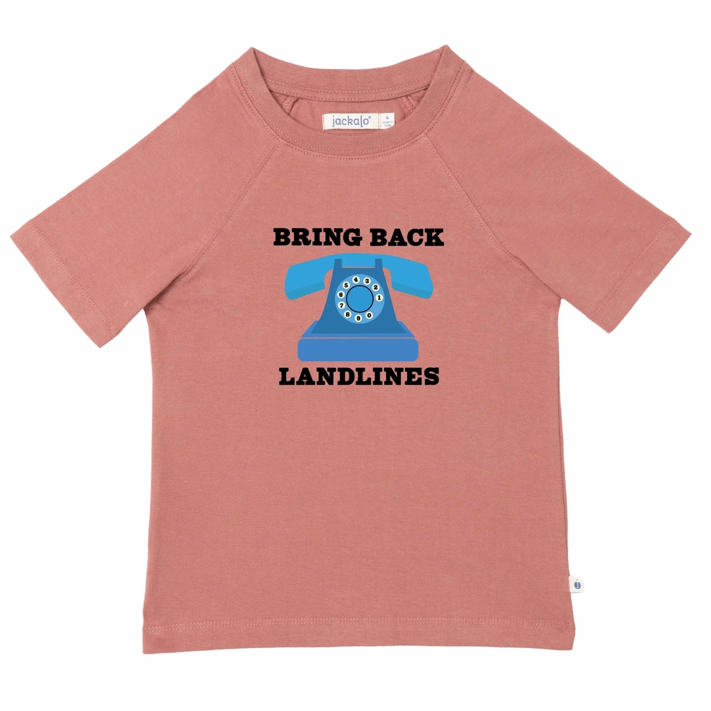 Organic Cotton Landline Graphic T-Shirt