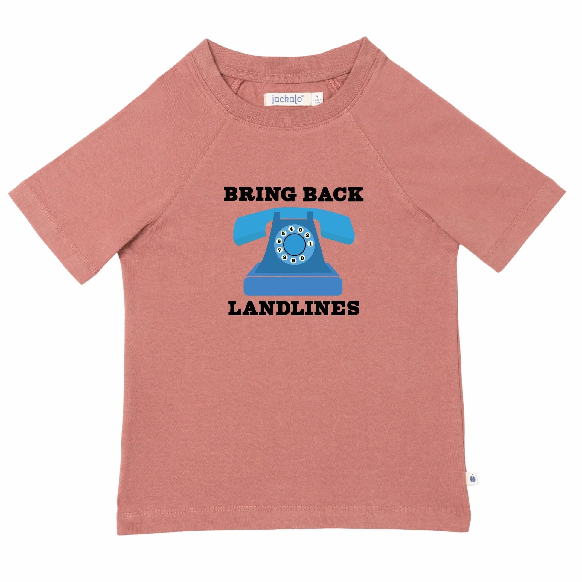 Organic Cotton Landline Graphic T-Shirt