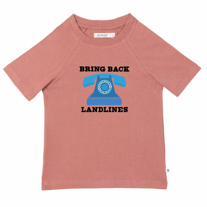 Organic Cotton Landline Graphic T-Shirt