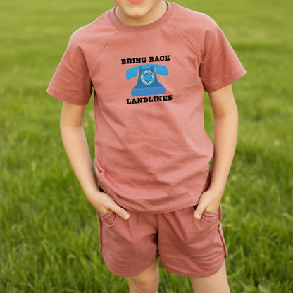 Organic Cotton Landline Graphic T-Shirt