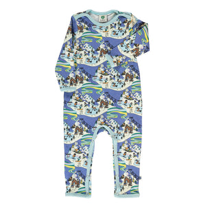 Smafolk organic Playsuit- winter landscape