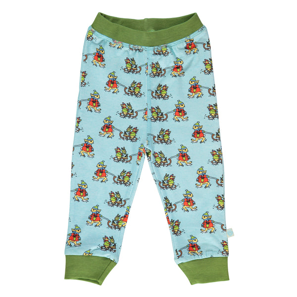 Smafolk organic Pants- sledding rabbits