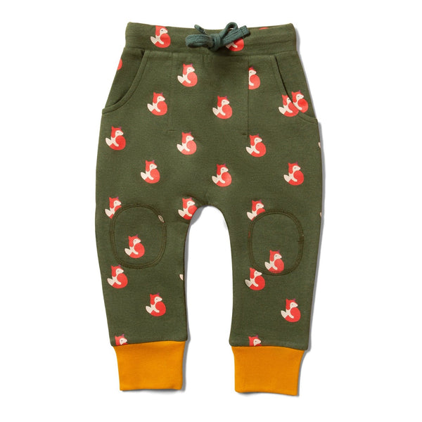 Little Green Radicals organic Joggers- fox