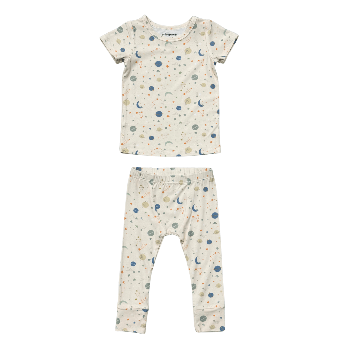 Bamboo Viscose Short Sleeve Pajama Set - Various Prints