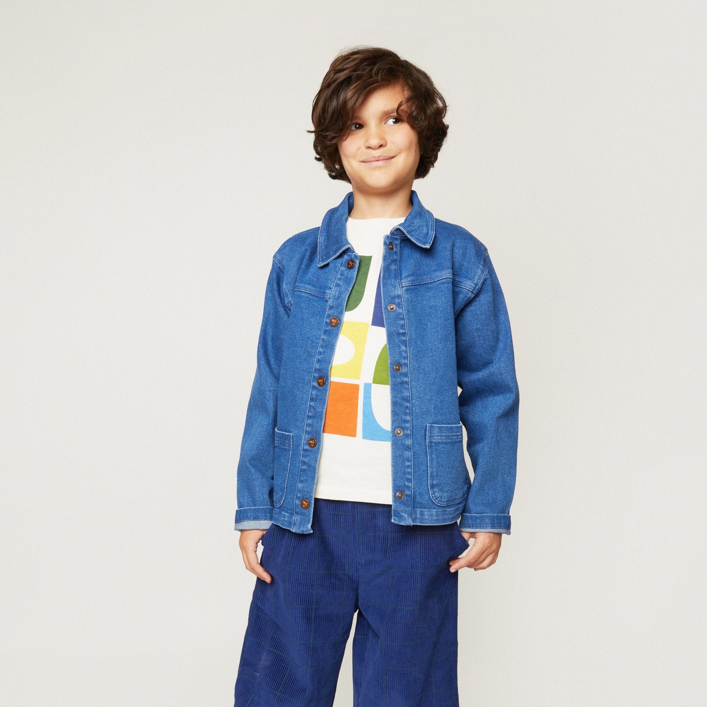 Mon Coeur Recycled Cotton Denim Barn Jacket