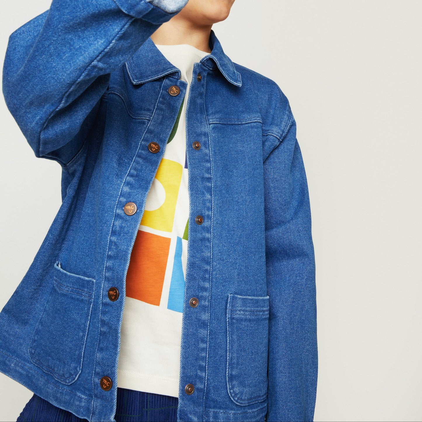Mon Coeur Recycled Cotton Denim Barn Jacket