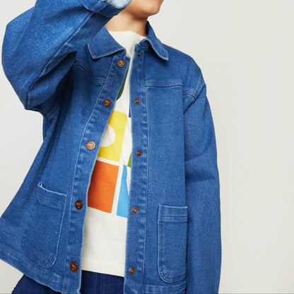 Mon Coeur Recycled Cotton Denim Barn Jacket