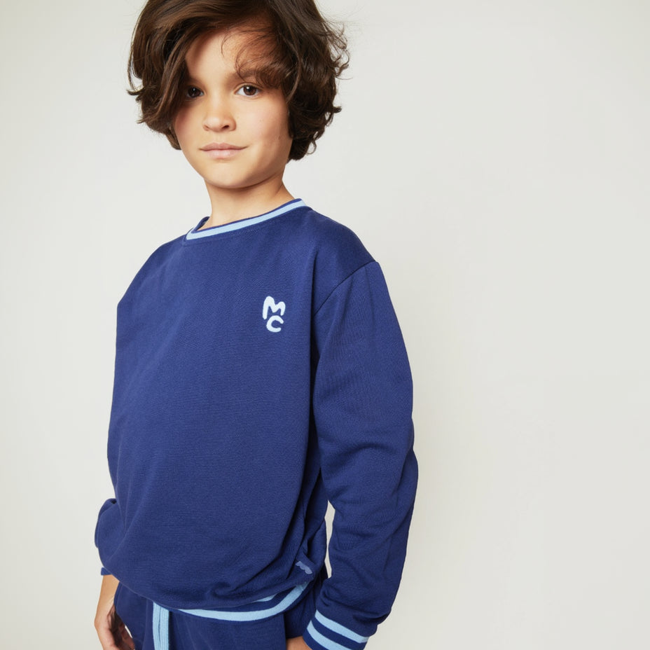 Mon Coeur Organic Cotton Sweatshirt - MC Navy