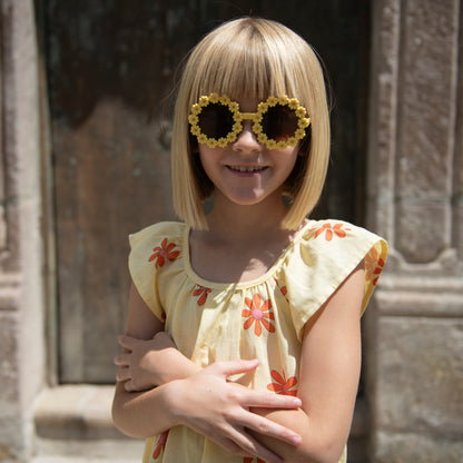 Linen Dress - Flower Power