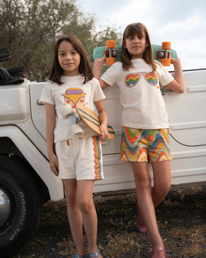 Organic Cotton Shorts - Groovy