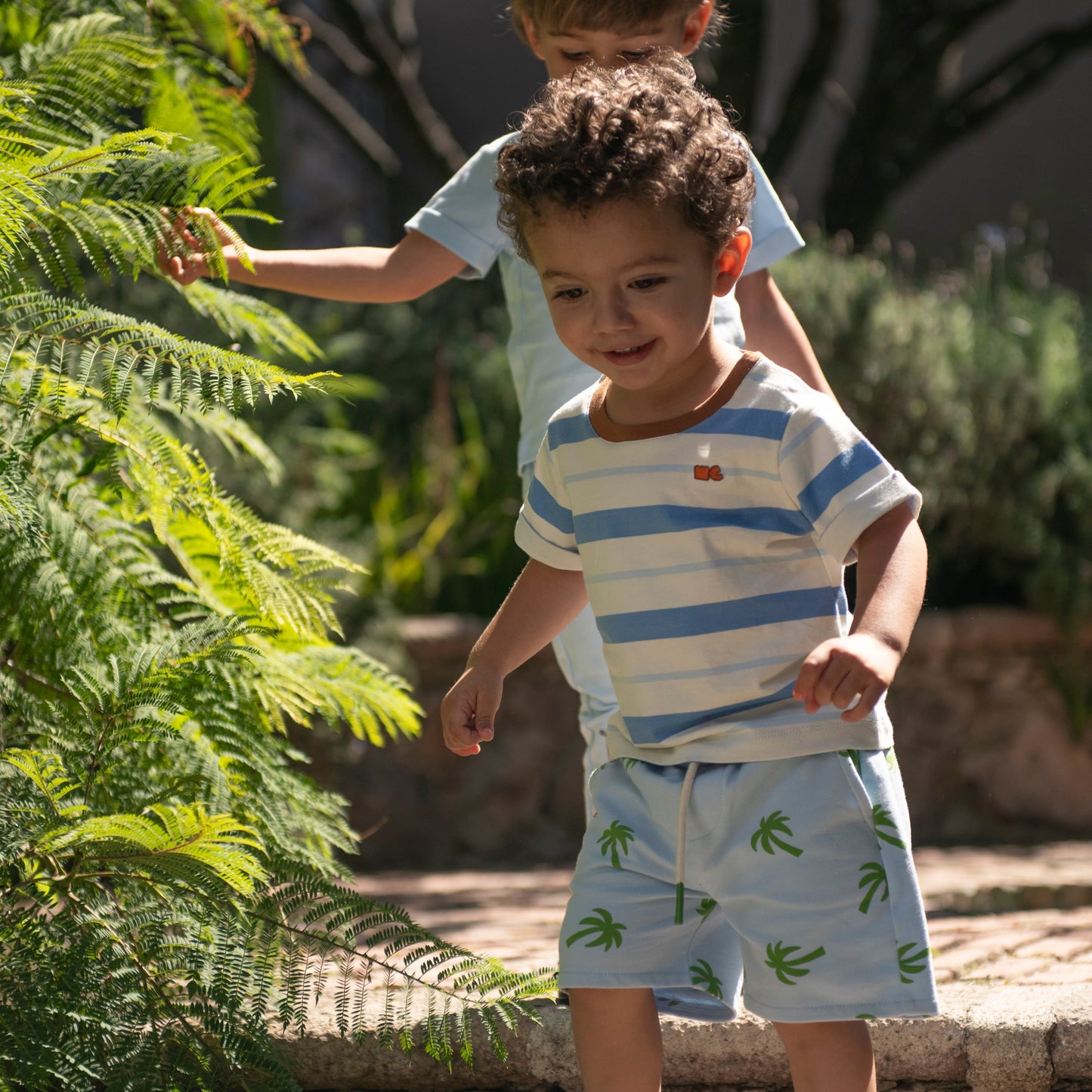 Organic Cotton T-Shirt - Blue Stripe