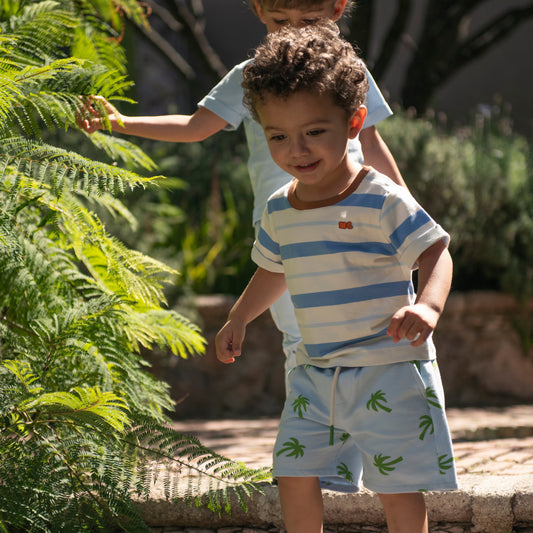 Organic Cotton Shorts - Palm Tree