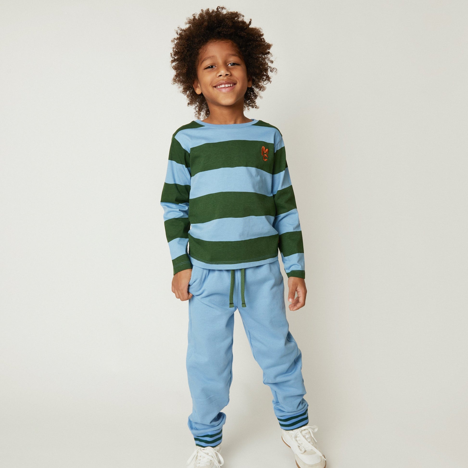 Mon Coeur Organic Cotton Jogger - Blue