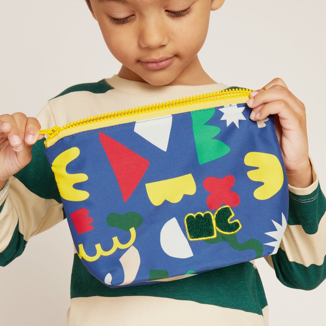 Mon Coeur Recycled Zipper Pouch
