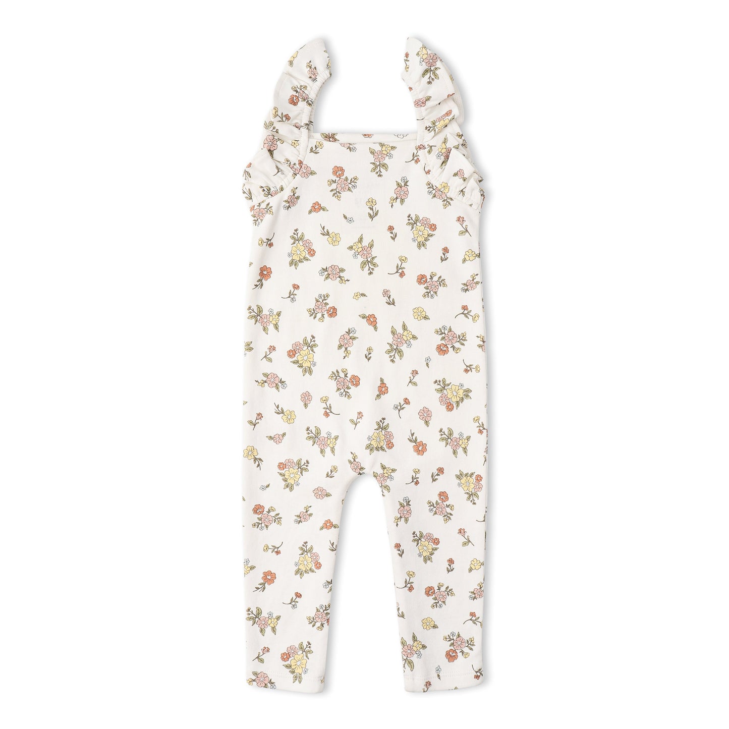 Organic Cotton Flutter Romper - Meadow