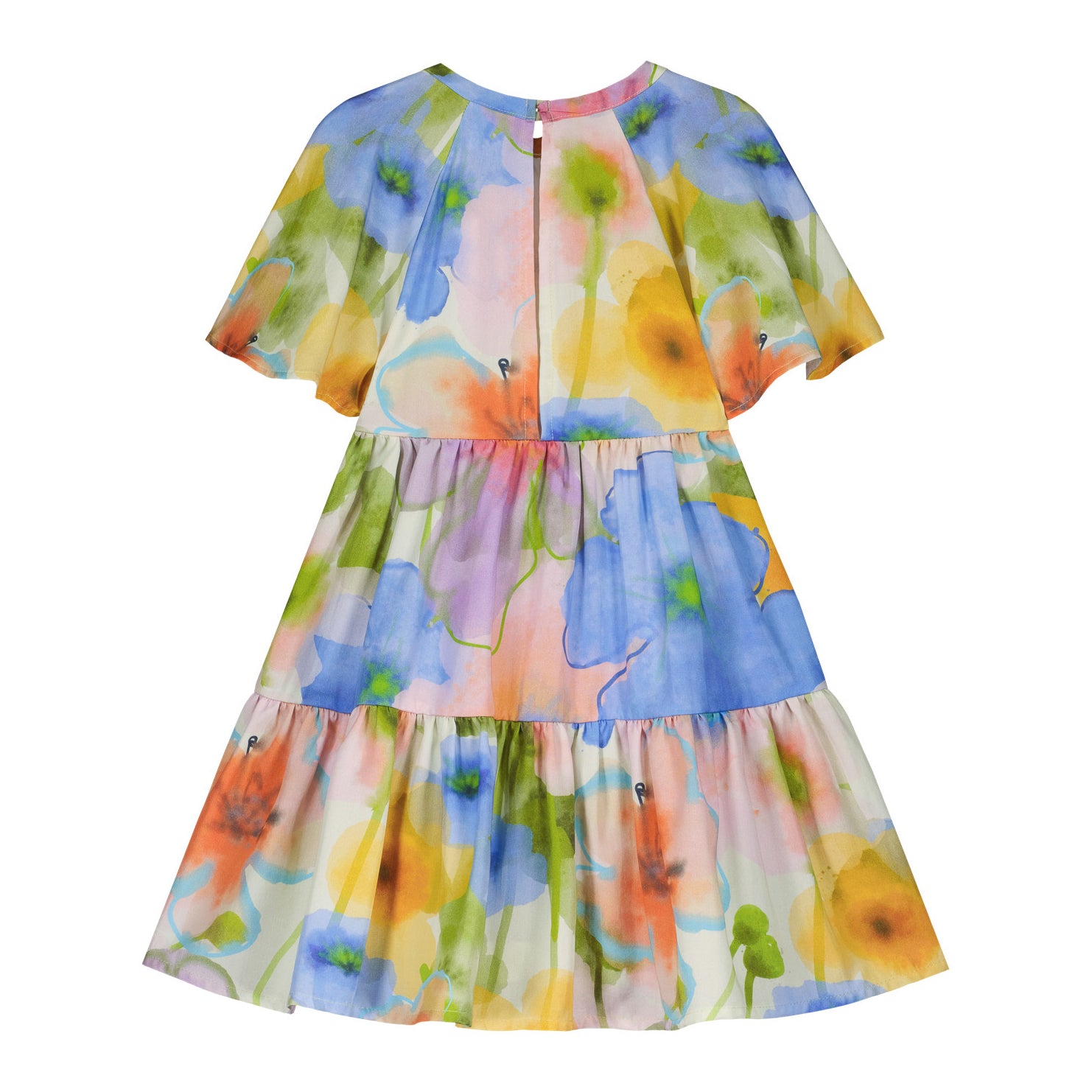 butterfly short sleeve dress Mainio Butterfly Sleeve Dress- Bouquet 5-6Y (110/116)