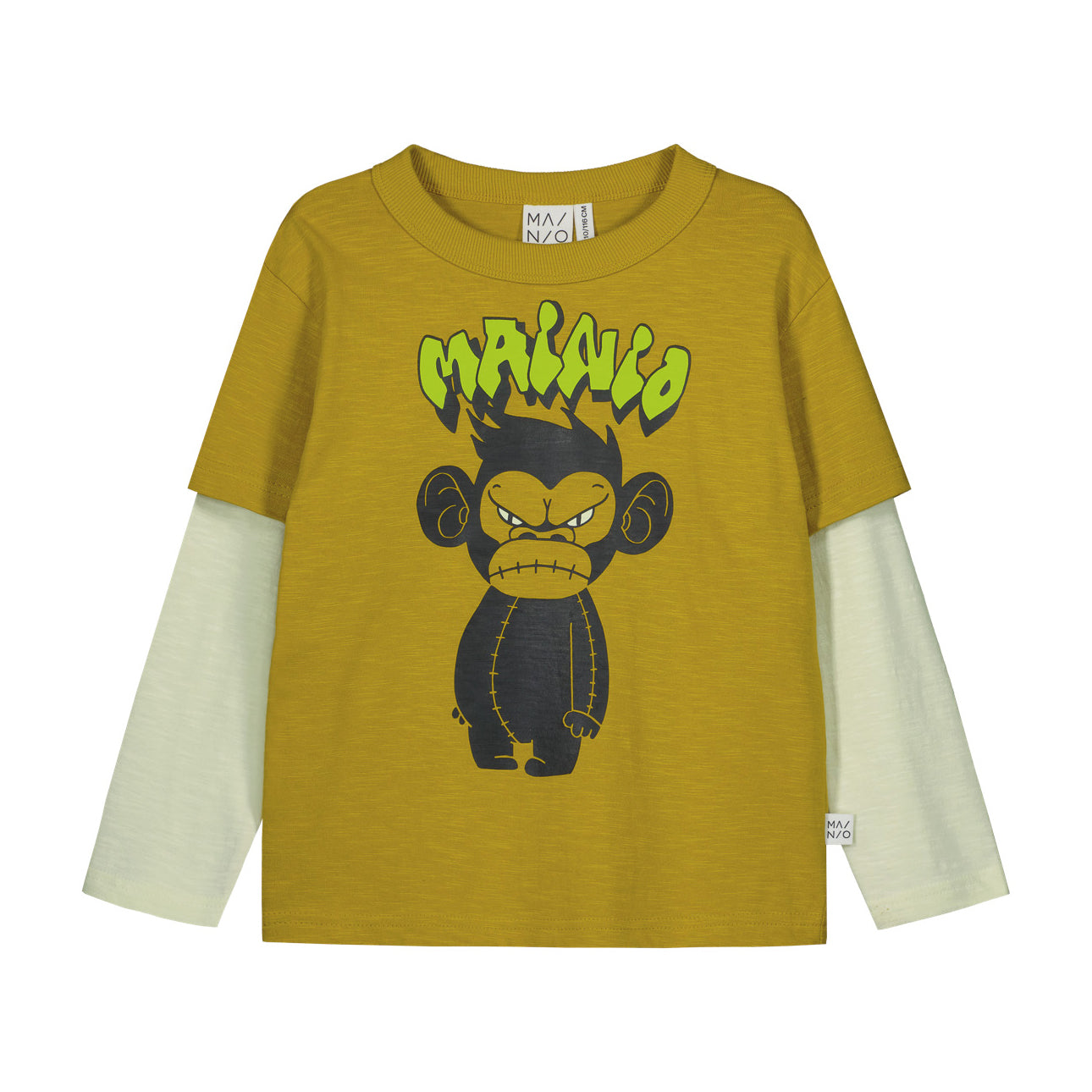 Mainio organic Double sleeve t shirt- grumpy Chimba