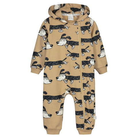 Mainio organic Hooded jumpsuit- jog dog