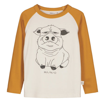 Mainio organic Ribbed shirt- Mr. Oink