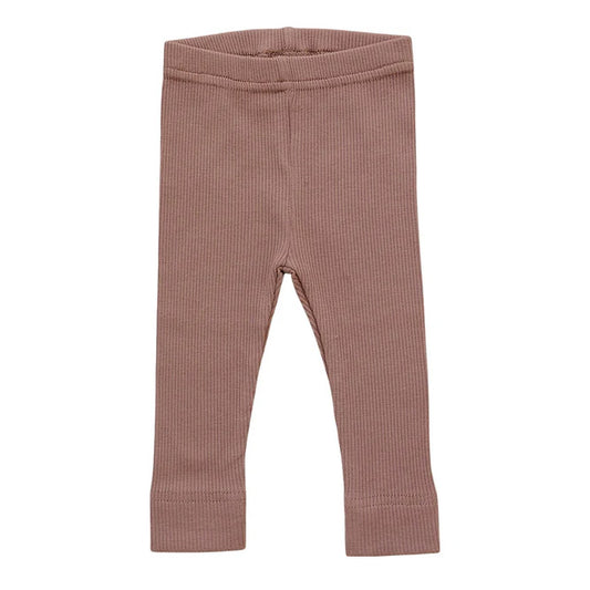 Dusty Rose Organic Cotton Leggings | Mebie Baby