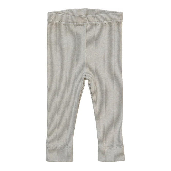 Oatmeal Organic Cotton Leggings | Mebie Baby